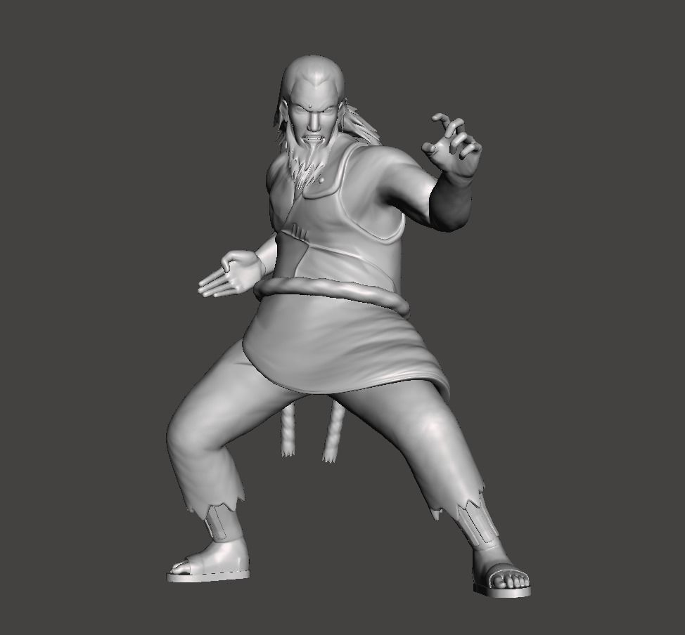 Third Raikage 3D Model 3D print model_1