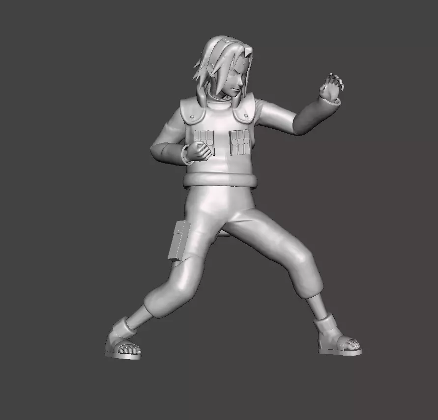 Sakura Haruno 3D Model 3D print model_0