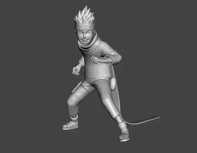 Sarutobi Konohamaru Genin 3D Model 3D print model