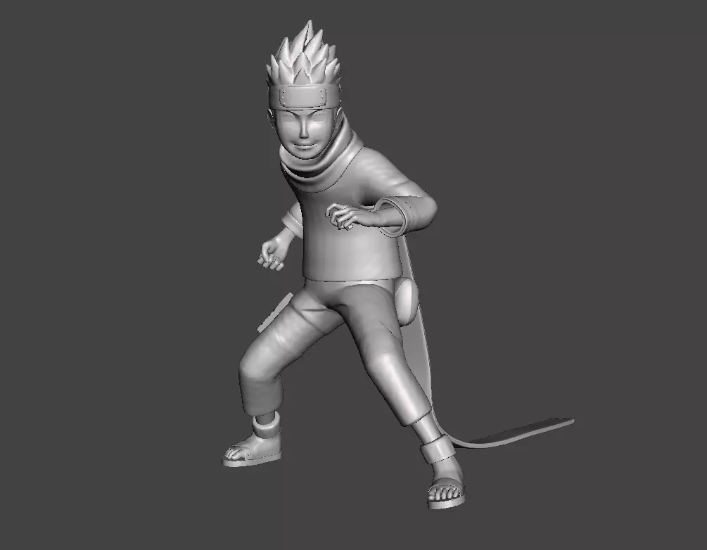 Sarutobi Konohamaru Genin 3D Model 3D print model_0