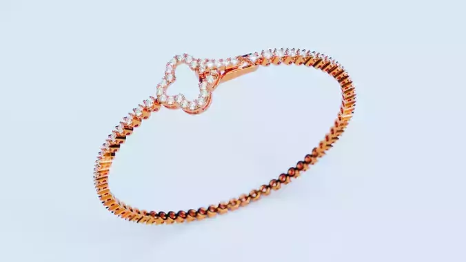 Tennis bracelet hook clasp 2