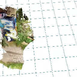 basic graffiti on long wall 3d lidar scan 3D model