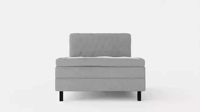 Lucky Complete Bed Package 140x200 Polyeter Diamond Bed Wave