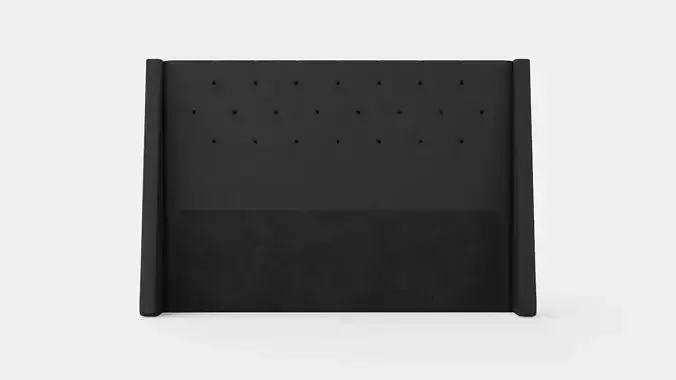 Empire Bed Headboard Black