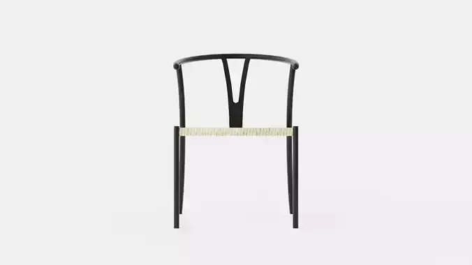 Elysia Dining Chair Steel Nature Spring Black