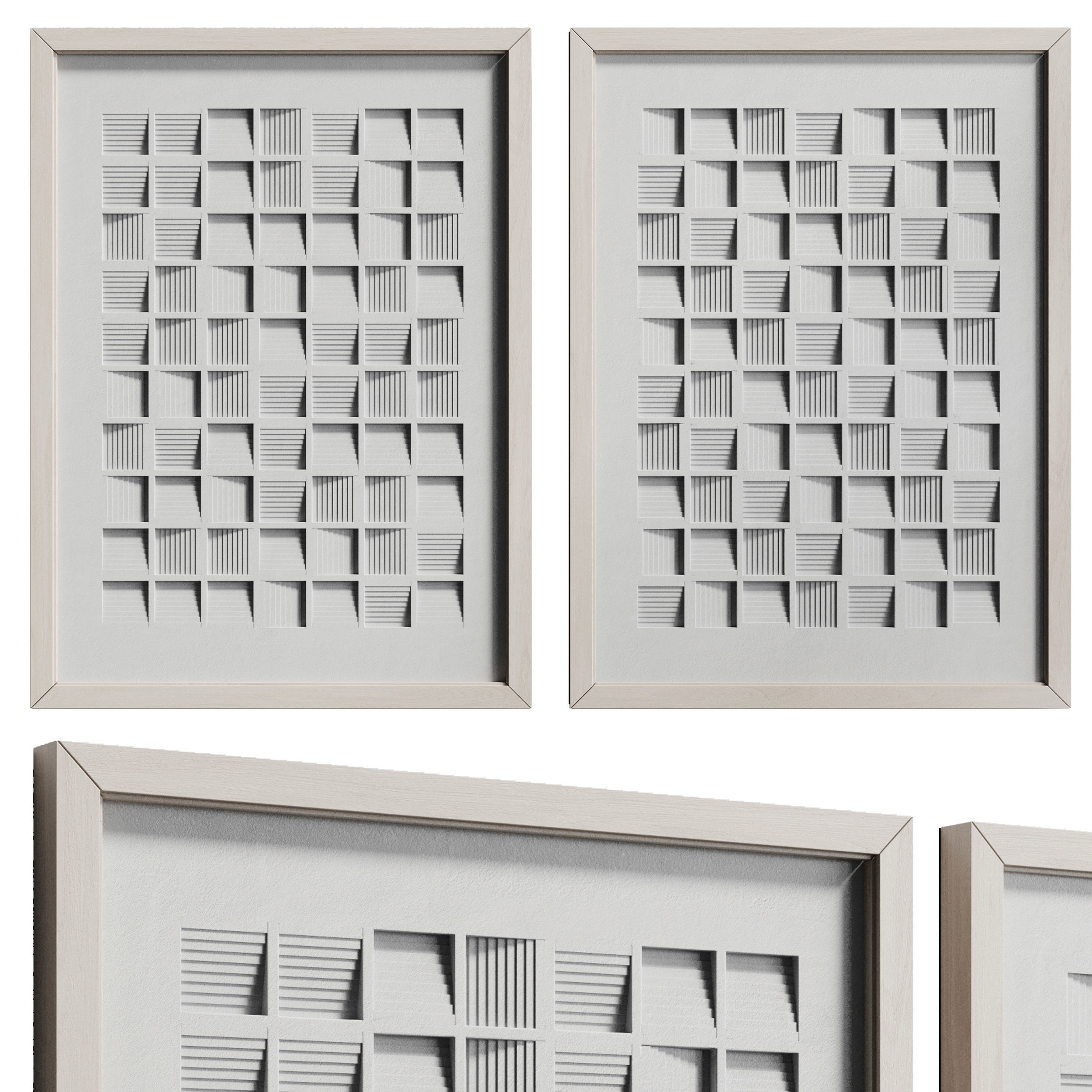 Tim Van Eenennaam Art Frame Low-poly 3D model_1