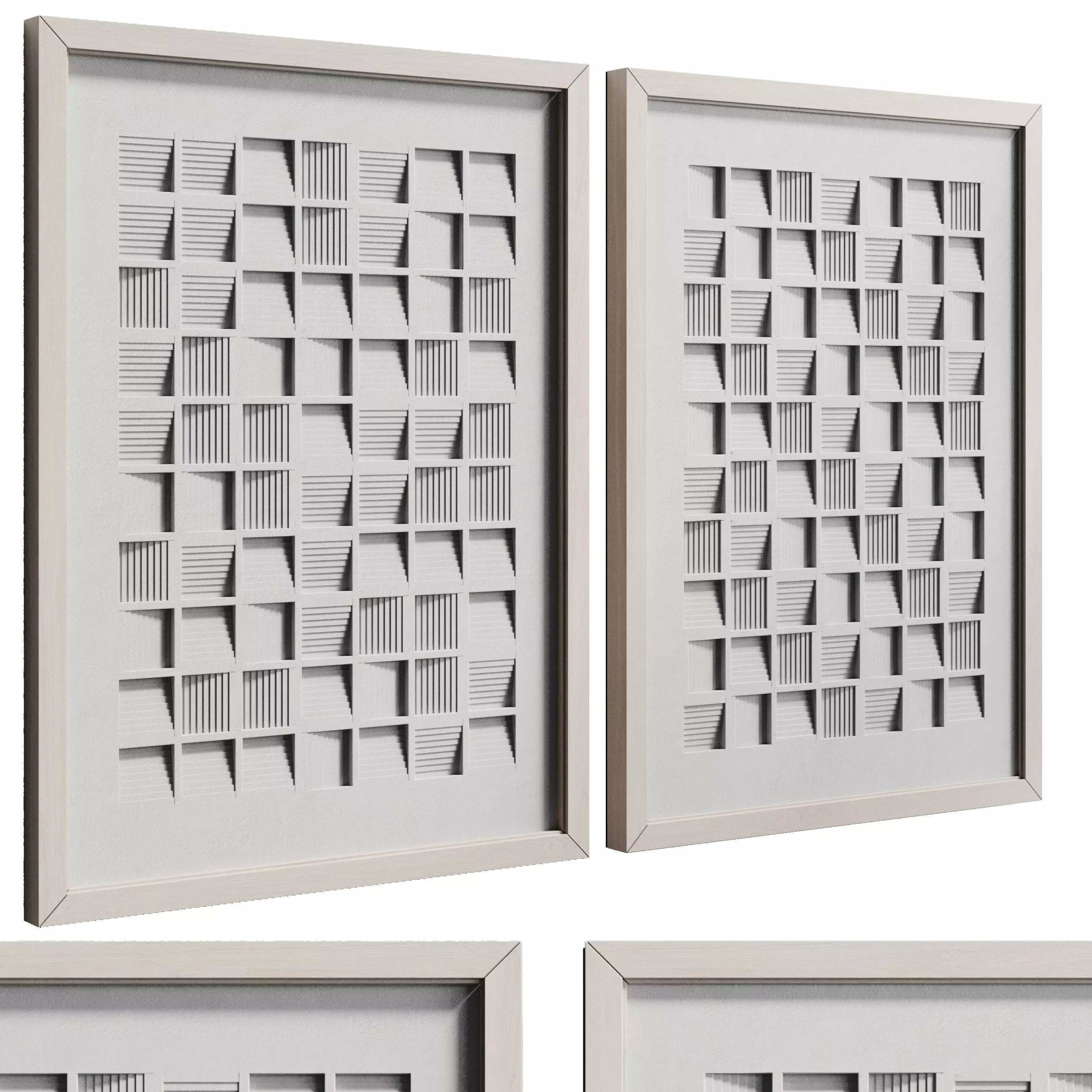 Tim Van Eenennaam Art Frame Low-poly 3D model_0