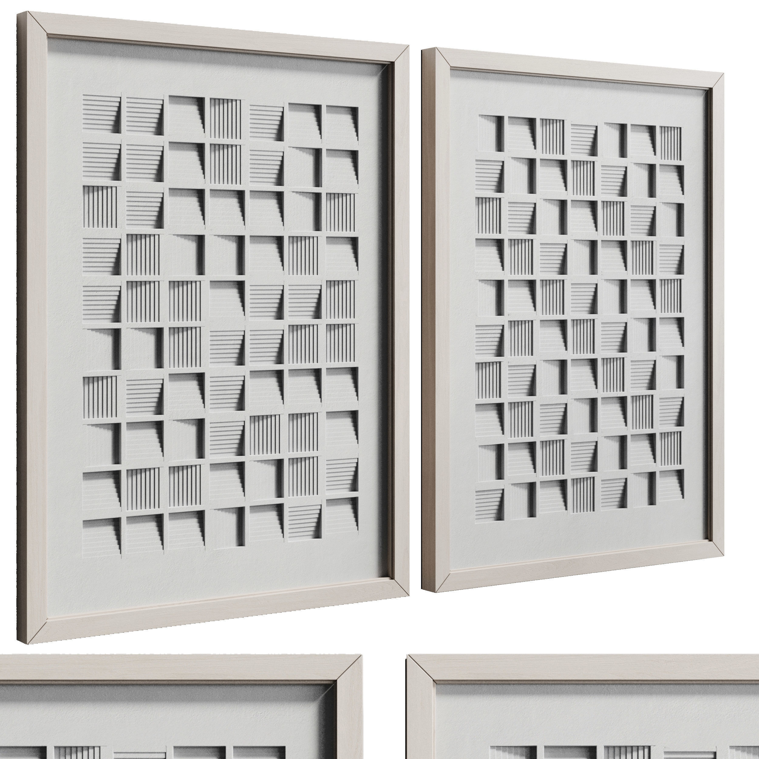 Tim Van Eenennaam Art Frame Low-poly 3D model_4