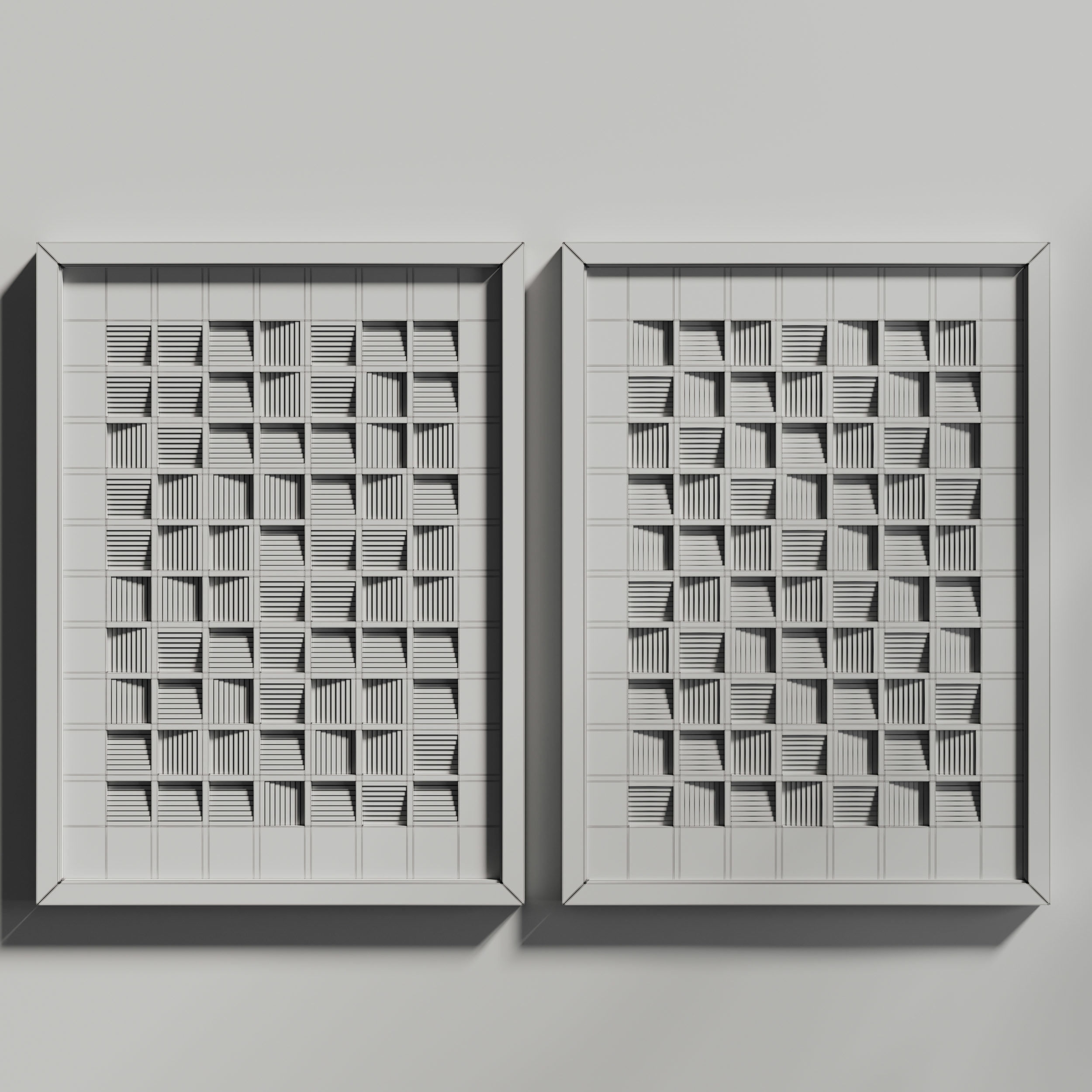 Tim Van Eenennaam Art Frame Low-poly 3D model_5