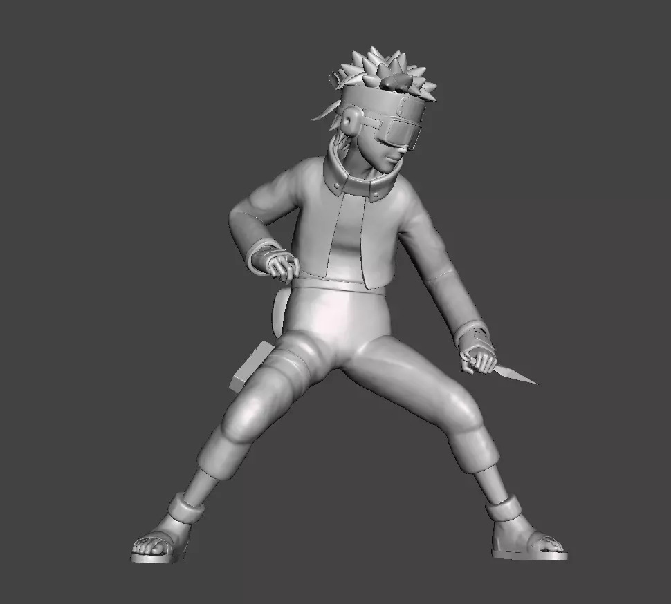 Uchiha Obito Genin 3D Model 3D print model_0