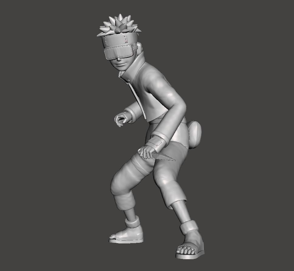 Uchiha Obito Genin 3D Model 3D print model_1