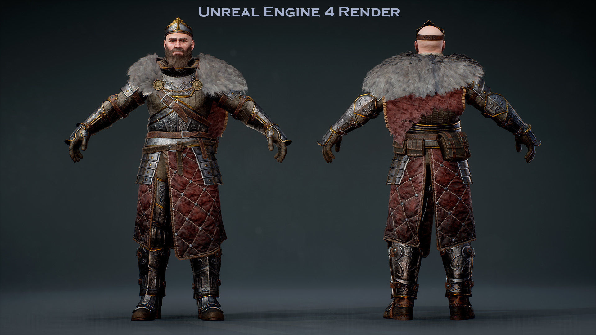 Knight Errant 2 Low-poly 3D model_16