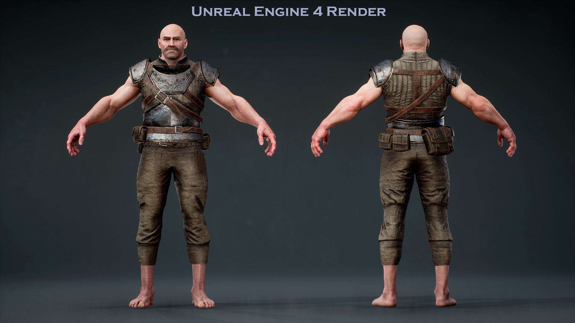 Knight Errant 2 Low-poly 3D model_8