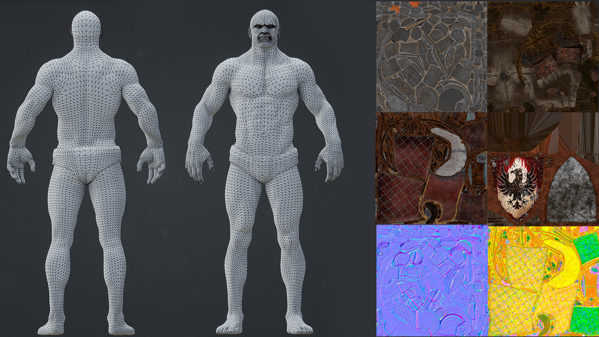 Knight Errant 2 Low-poly 3D model_18