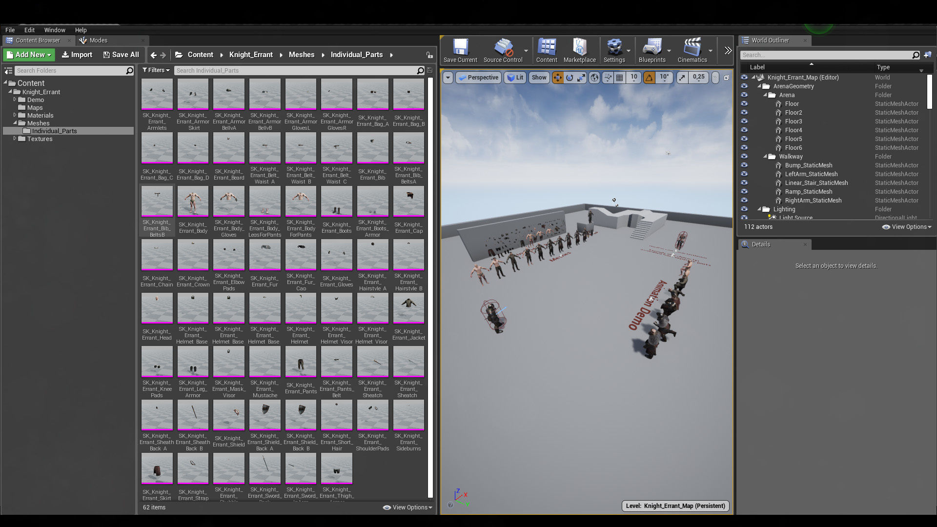 Knight Errant 2 Low-poly 3D model_24