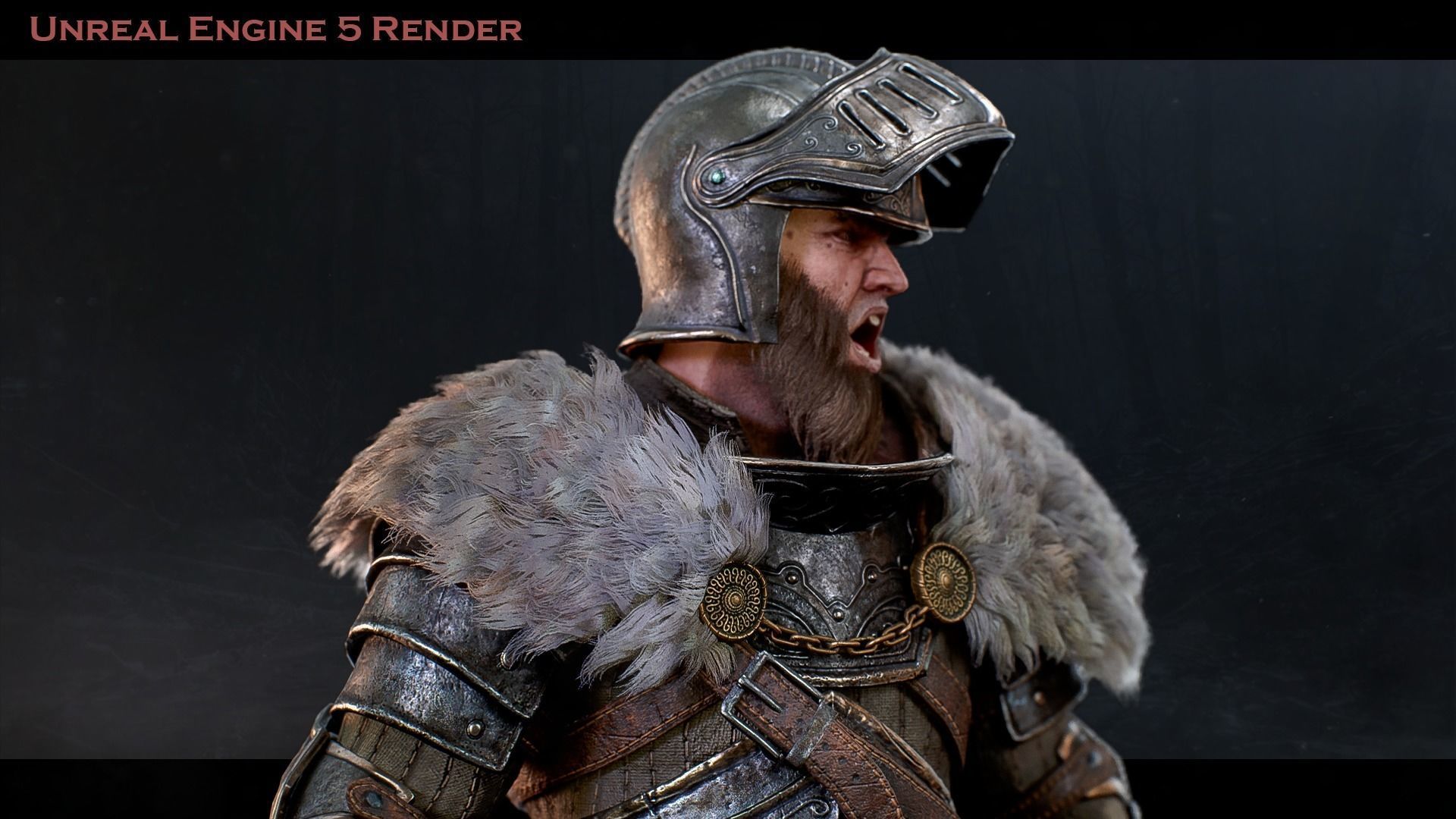 Knight Errant 2 Low-poly 3D model_5