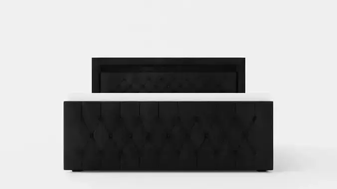 Franco Luxury Bed Package 180x200led Lighting Black Art