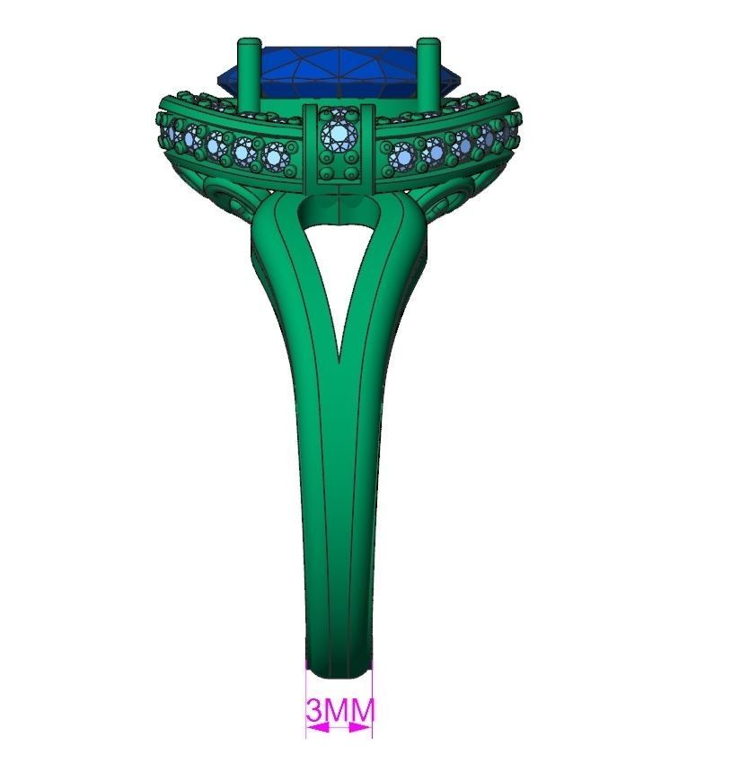 Ring Jewelry Code-CGA001 3D print model_13