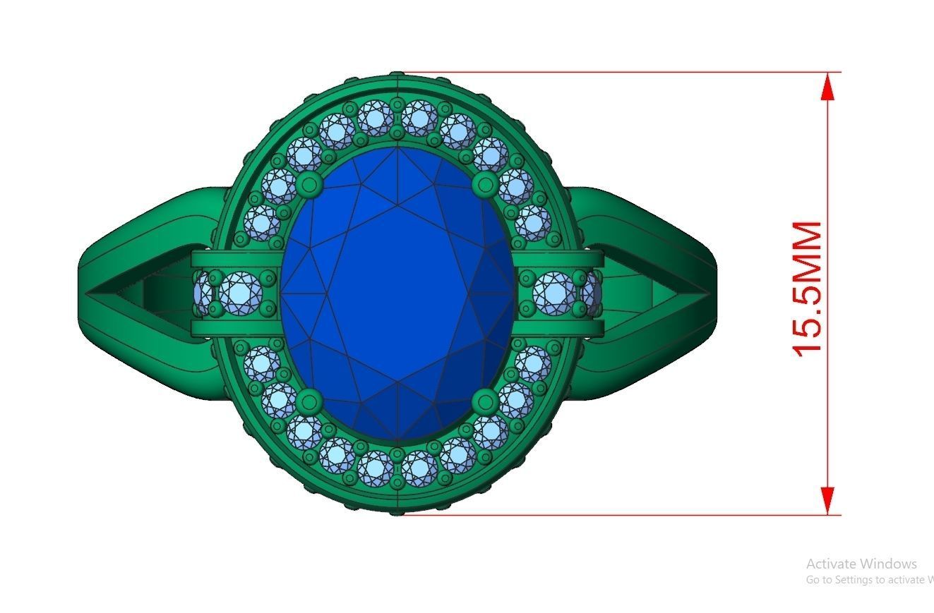 Ring Jewelry Code-CGA001 3D print model_10