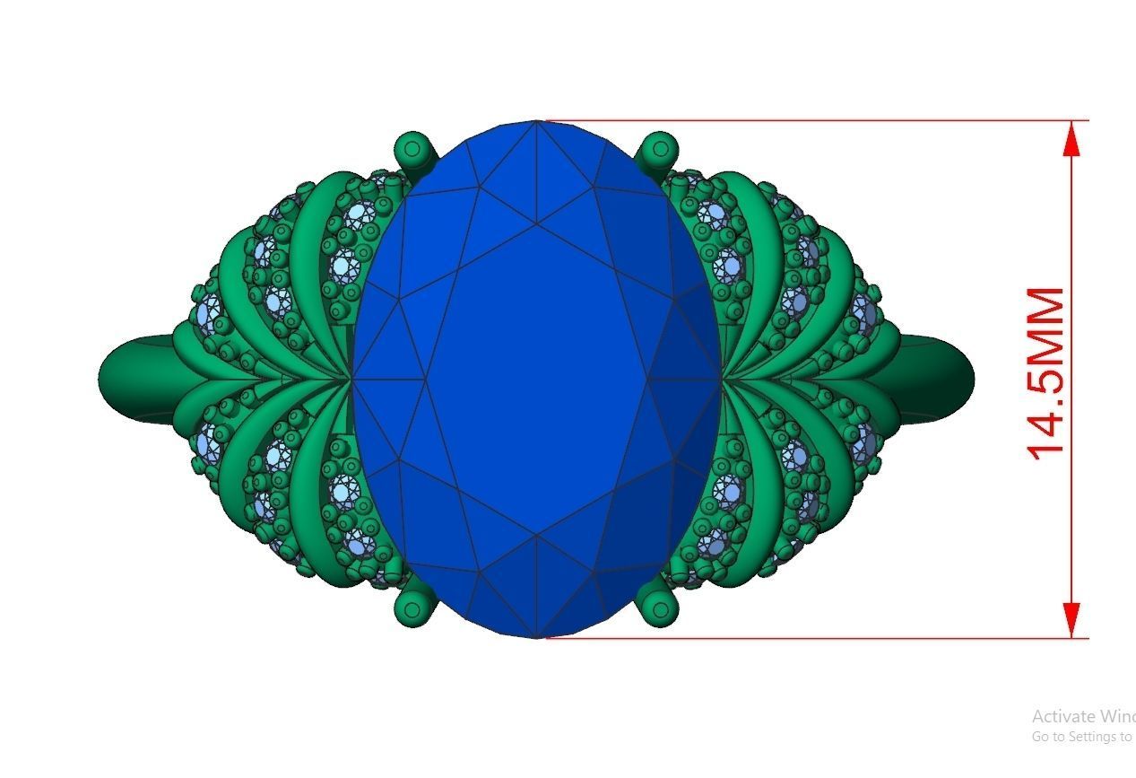 Ring Jewelry Code-CGA002 3D print model_9