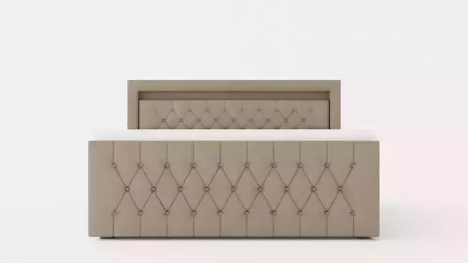 Franco Bed Package 180x200 Co Storage Led Lighting Beige