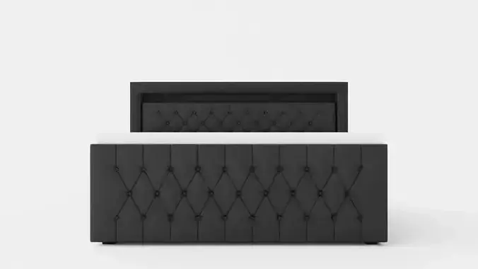 Franco Bed Package 180x200 Co Storage Gray Velvet