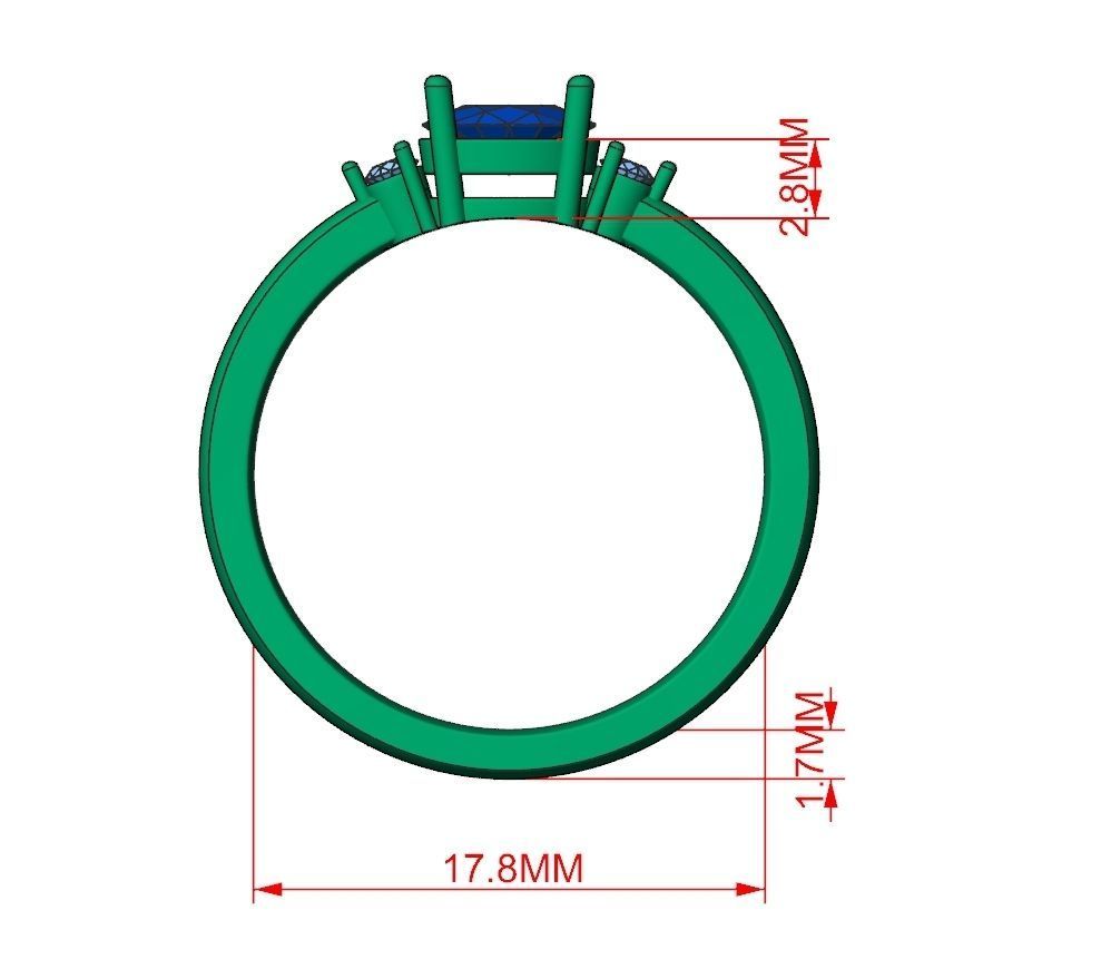 Ring Jewelry Code-CGA004 3D print model_11