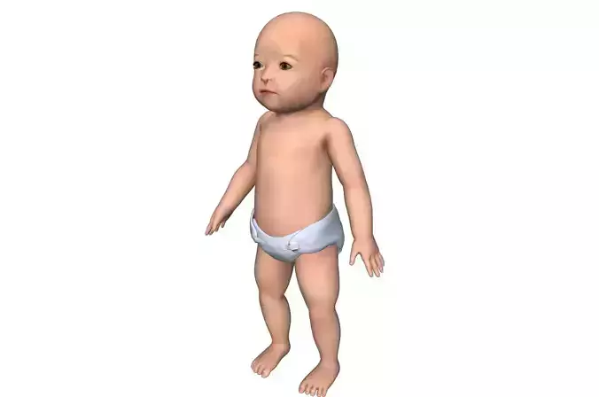 Baby boy 3D model