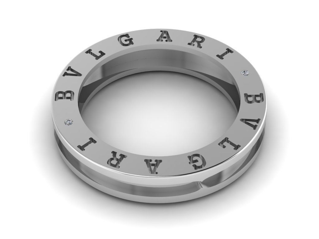 Bvgari Ring Jewelry Code-CGA005 3D print model_4