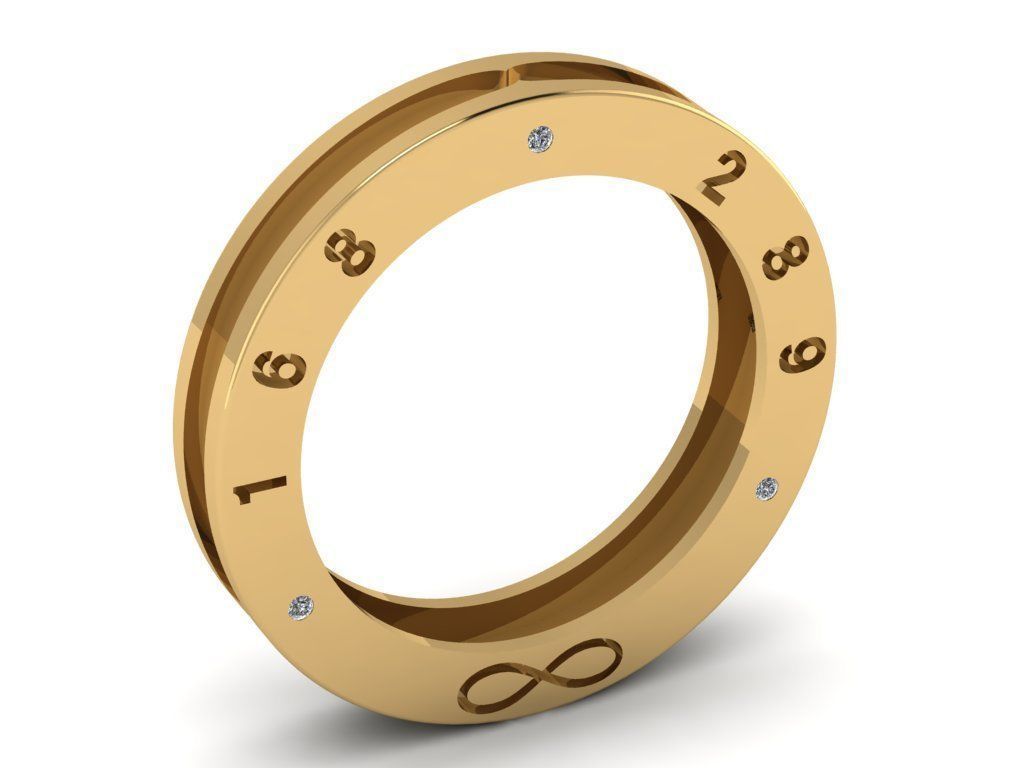 Bvgari Ring Jewelry Code-CGA005 3D print model_3