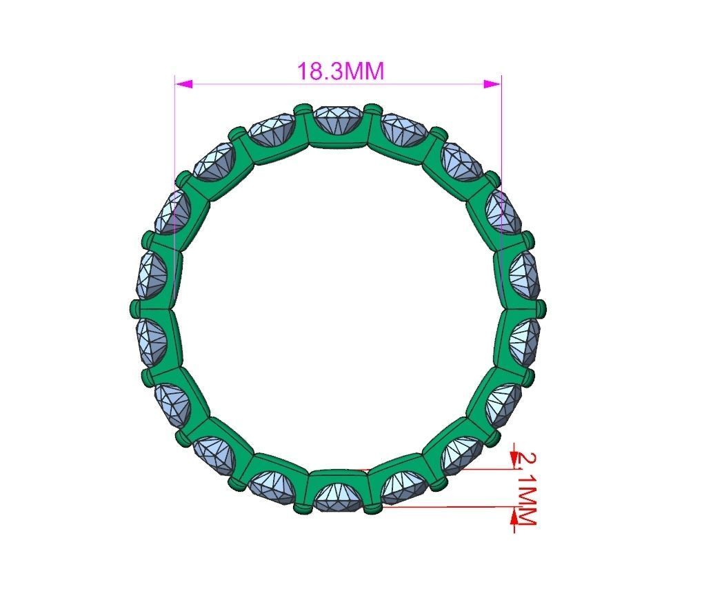 Ring Jewelry Code-CGA006 3D print model_11