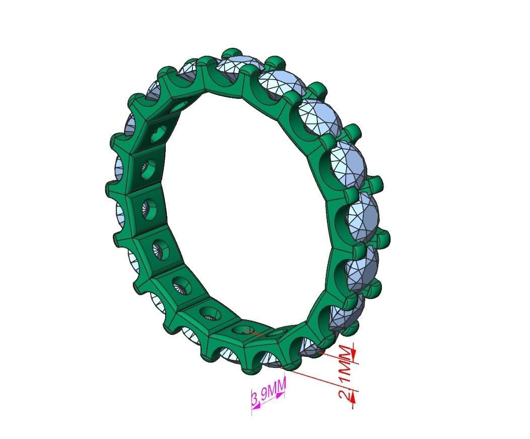 Ring Jewelry Code-CGA006 3D print model_10