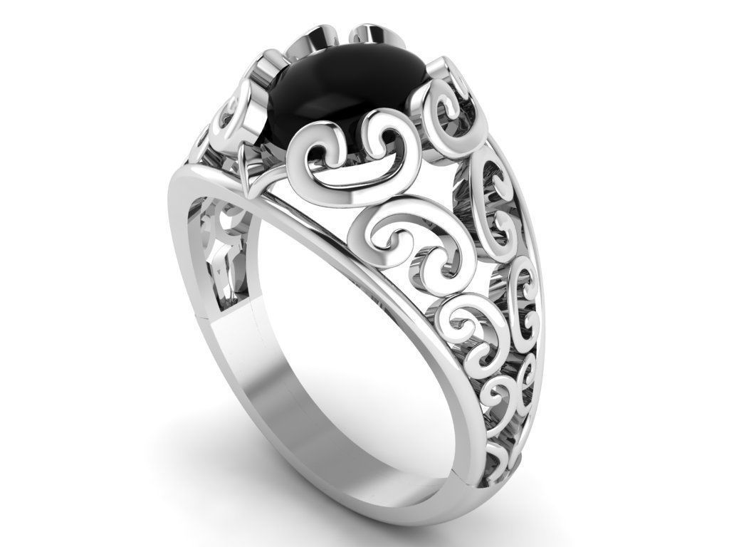Ring Jewelry Code-CGA007 3D print model_4