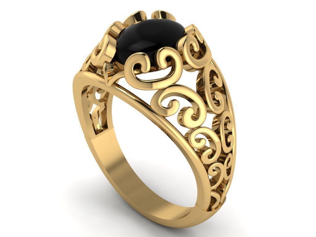 Ring Jewelry Code-CGA007 3D print model_5