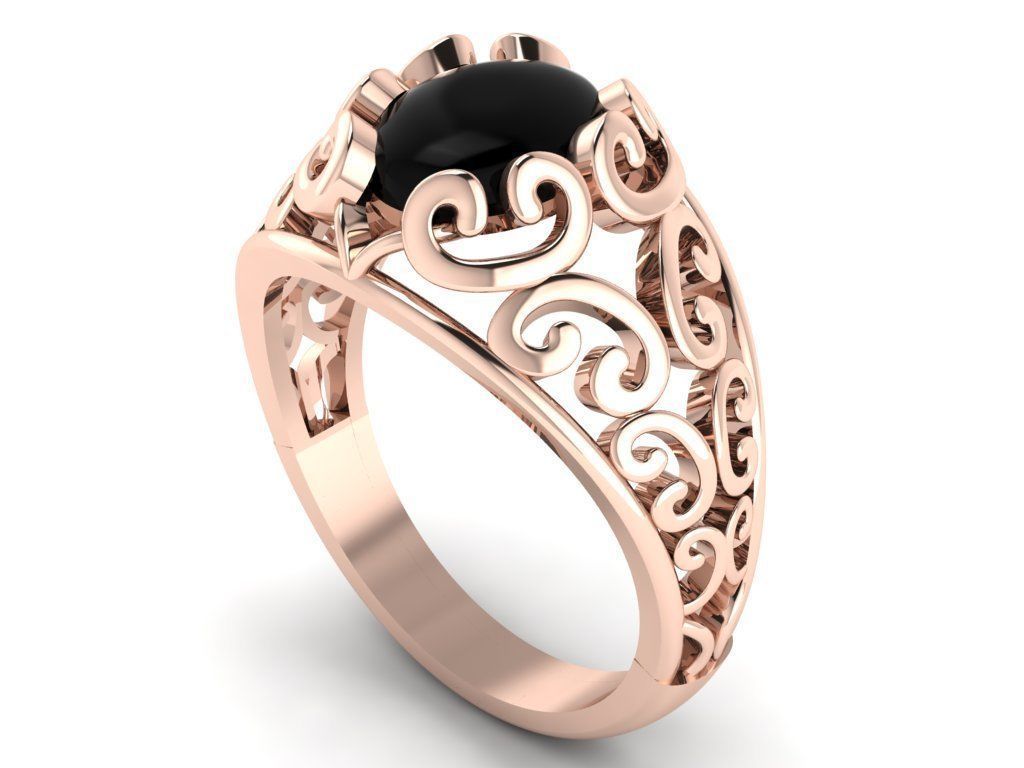 Ring Jewelry Code-CGA007 3D print model_3