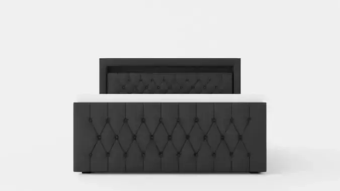 Franco Bed Package 160x200 Co Storage Led Lighting Gray