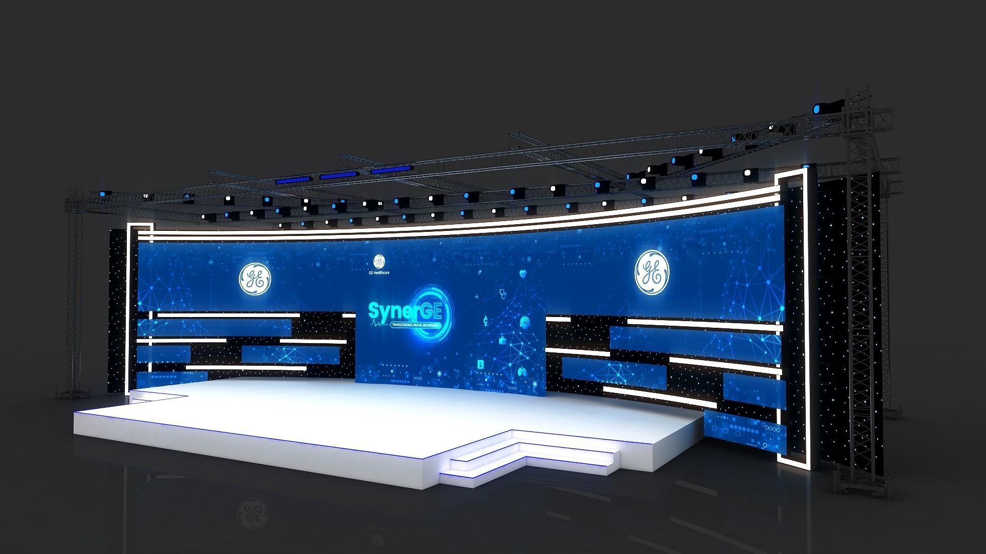 Event Stage Design 3D model_4