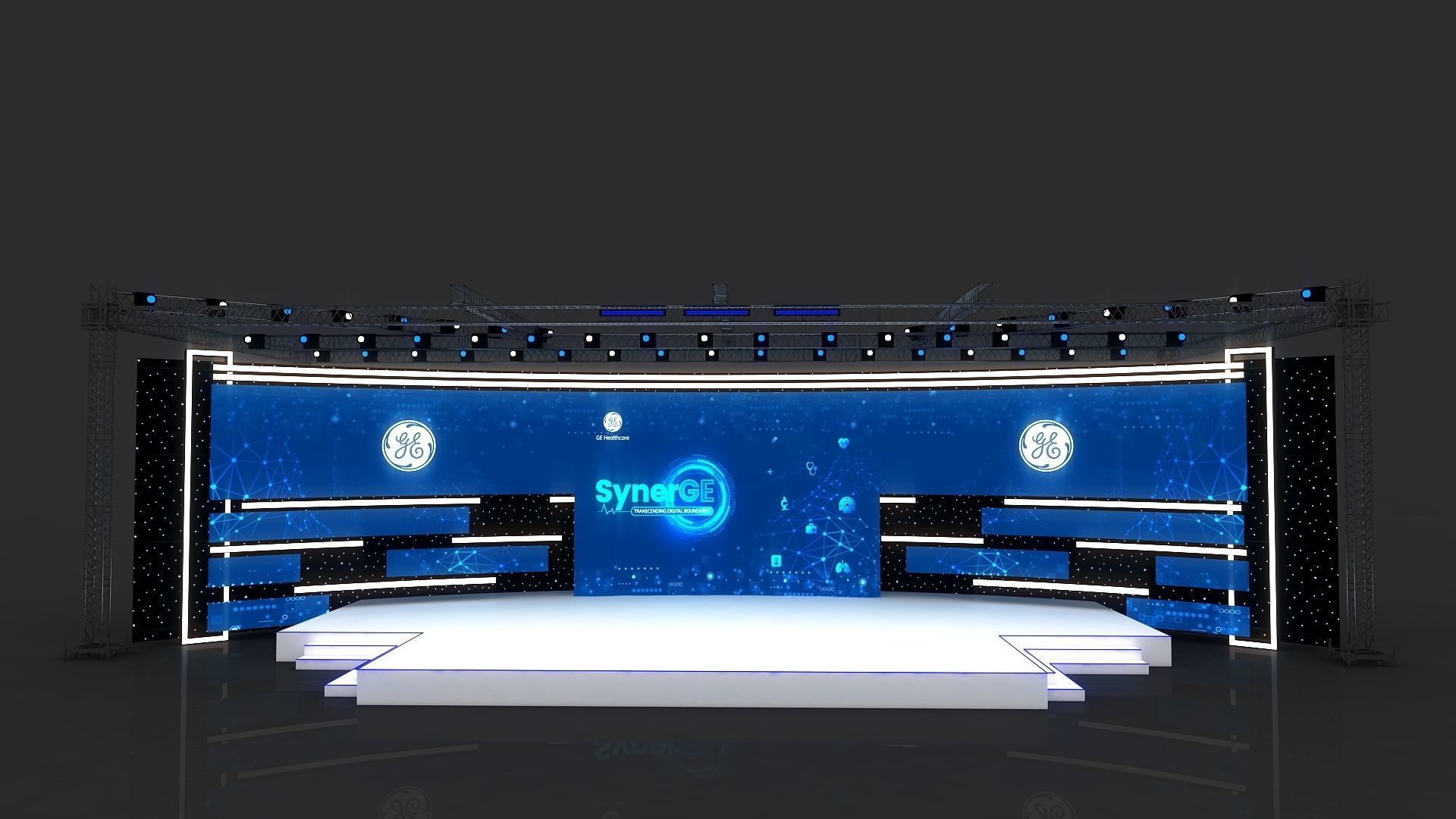 Event Stage Design 3D model_1