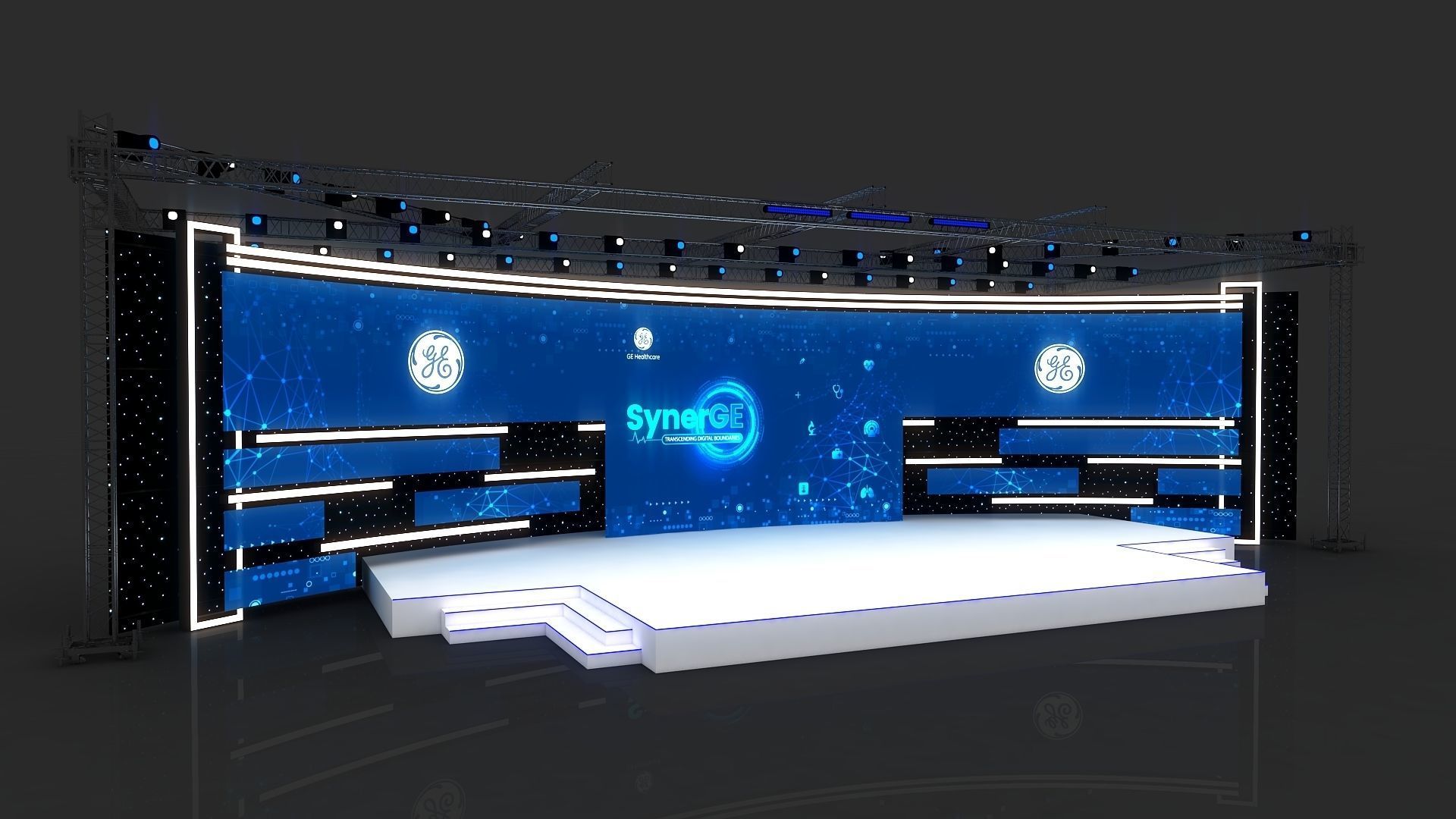 Event Stage Design 3D model_6