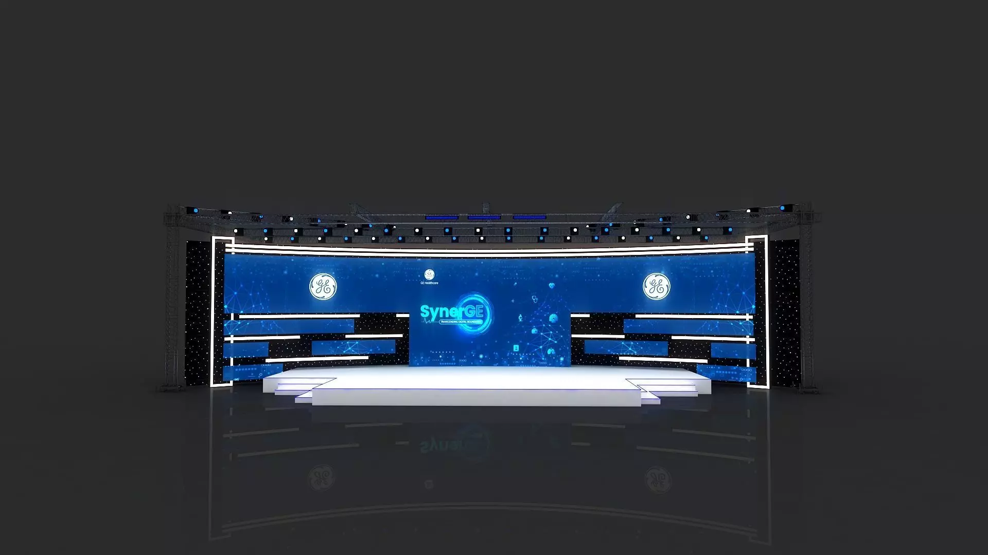 Event Stage Design 3D model_0