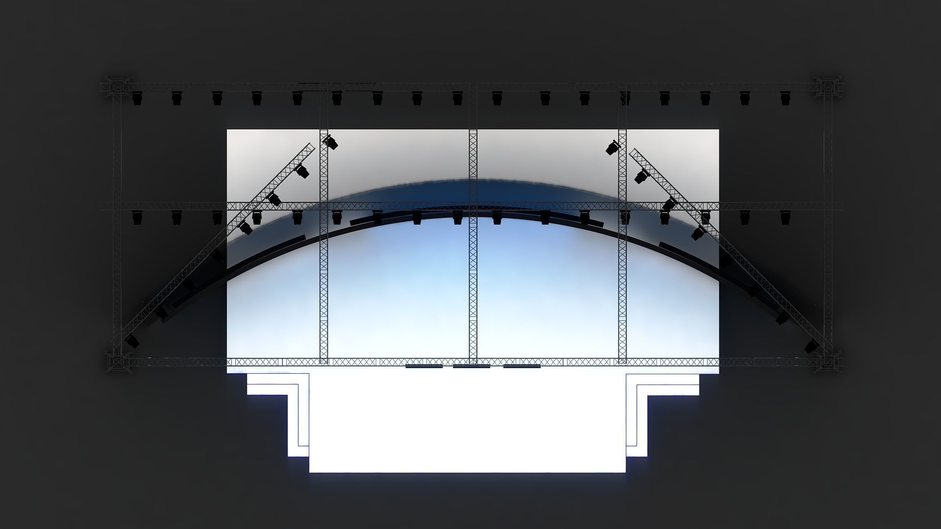 Event Stage Design 3D model_3