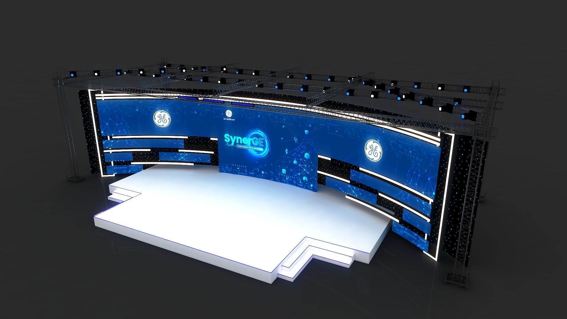 Event Stage Design 3D model_10