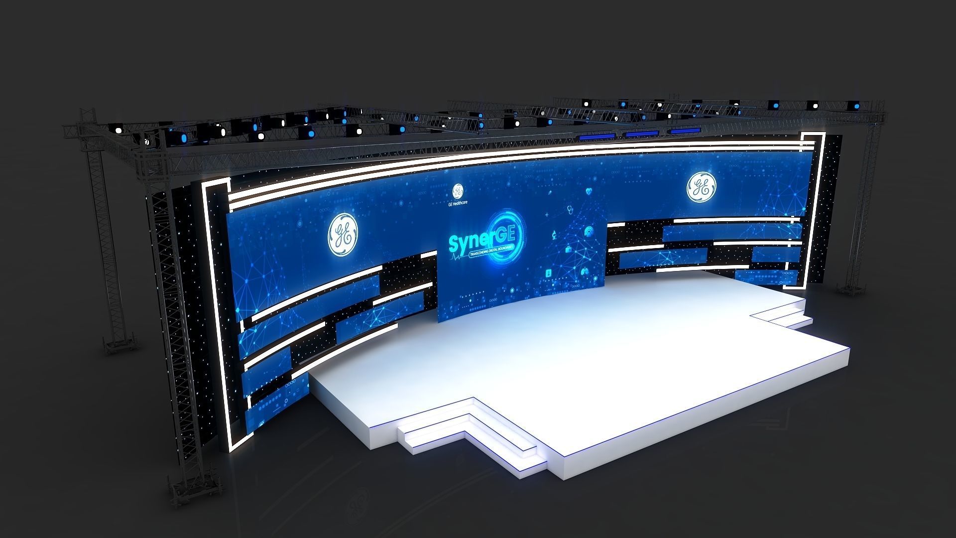 Event Stage Design 3D model_8