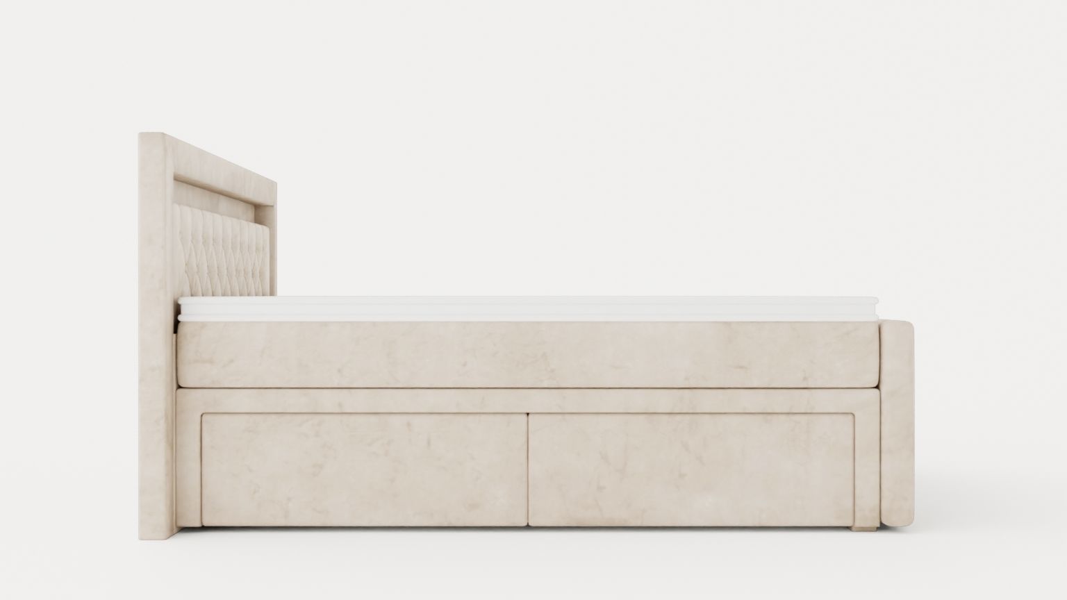 Franco Bed Pack With Storage Led Lighting 160 Low-poly 3D model_2