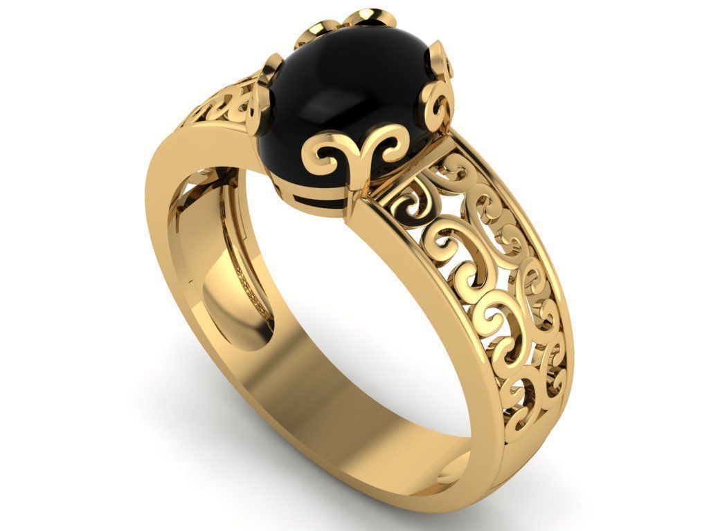Ring Jewelry Code-CGA009 3D print model_5