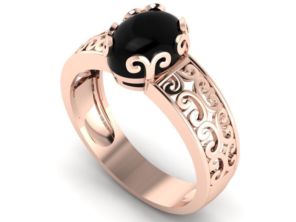 Ring Jewelry Code-CGA009 3D print model_3