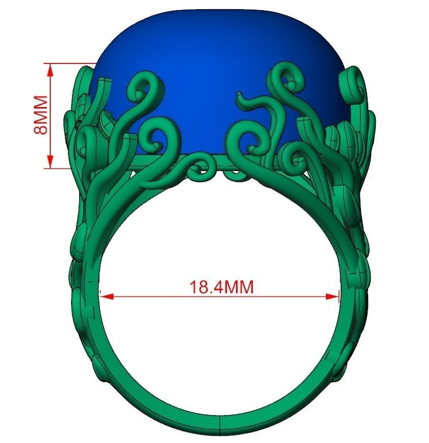 Ring Jewelry Code-CGA010 3D print model_10