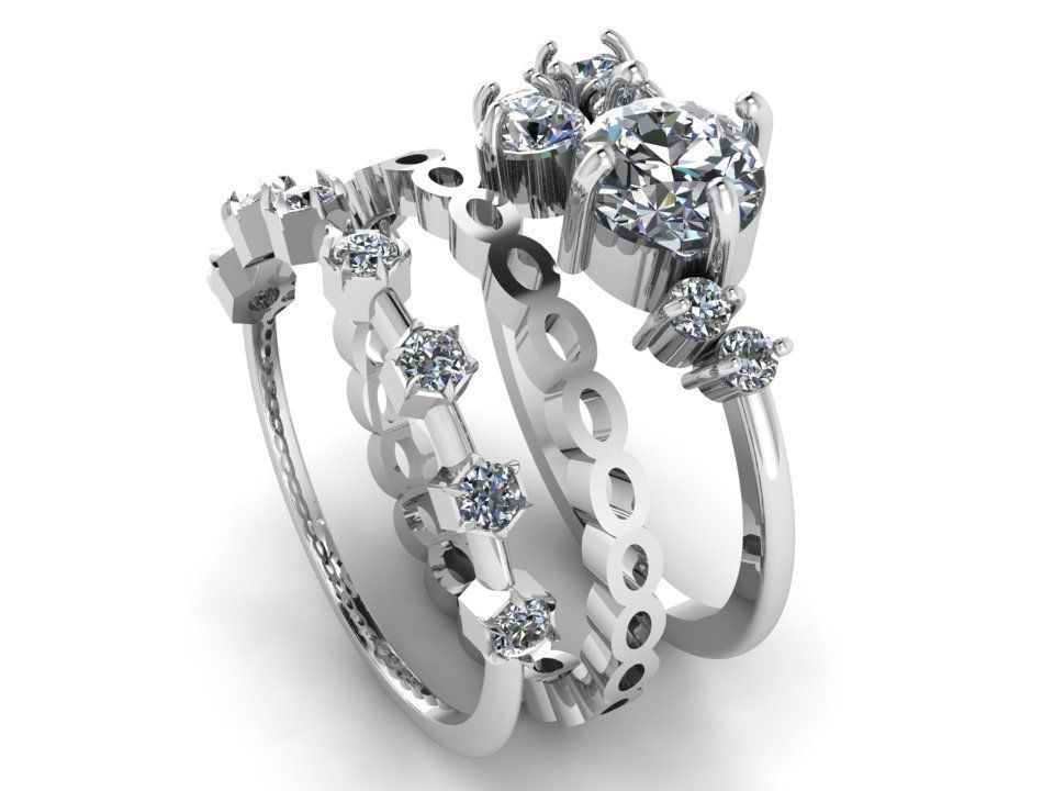 Ring Jewelry Code-CGA012 3D print model_1