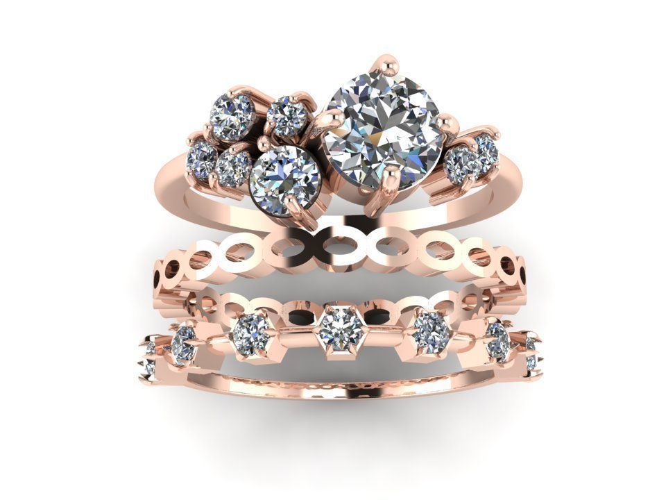 Ring Jewelry Code-CGA012 3D print model_5