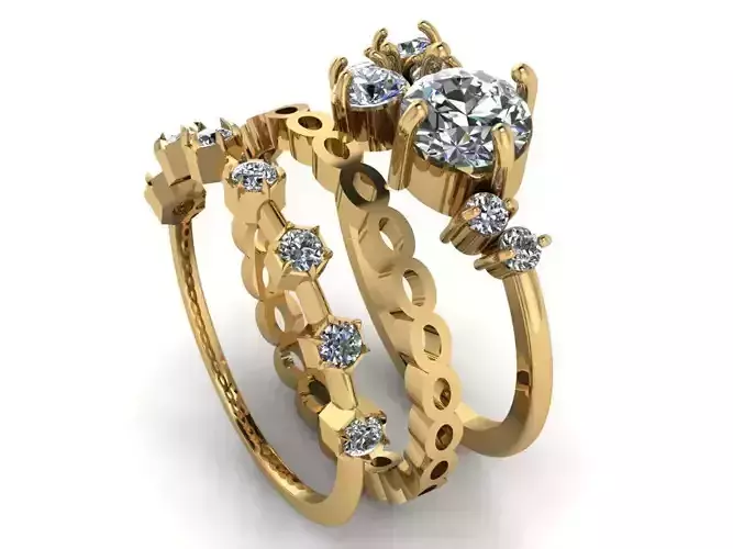 Ring Jewelry Code-CGA012 3D print model